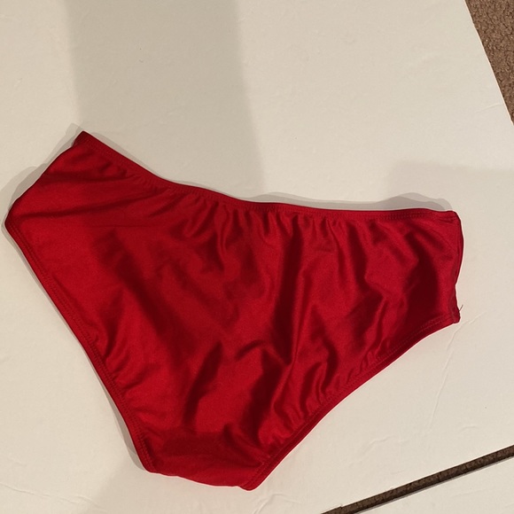 Red hipster swim bottoms - Picture 2 of 2